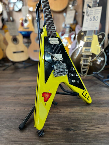 1983 Gibson Flying V in Chevy Yellow with Kahler Tremolo System (with OHC)
