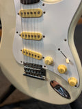1970s Hohner, Arbor Strat, White, used vintage guitar, made in Korea