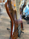 Hart 5-String Active Bass Guitar (Handmade by Luthier in UK, with Hard Case)