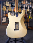 1974 Fender Stratocaster Olympic White Guitar (Non-Original Nut+Saddle Arms, Pickup)