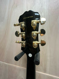 Epiphone SG G400 in Black & Gold with short-arm Maestro Vibrola Electric Guitar
